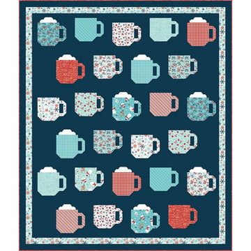 Mod Mugs quilt kit presale coffee mug themed fabric bundle