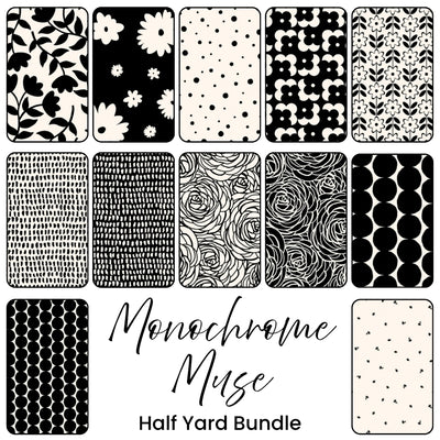 Monochrome Muse Half Yard Bundle