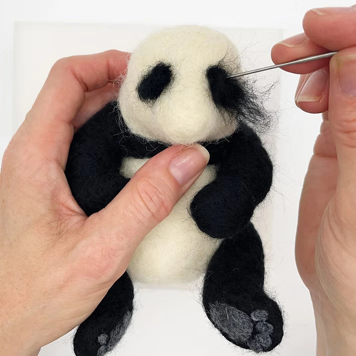 Panda Needle Felting Kit - image 5 - quilting supply from Quilted Joy