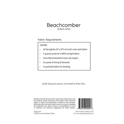 Beachcomber Jacket Pattern - image 2 - quilting supply from Quilted Joy