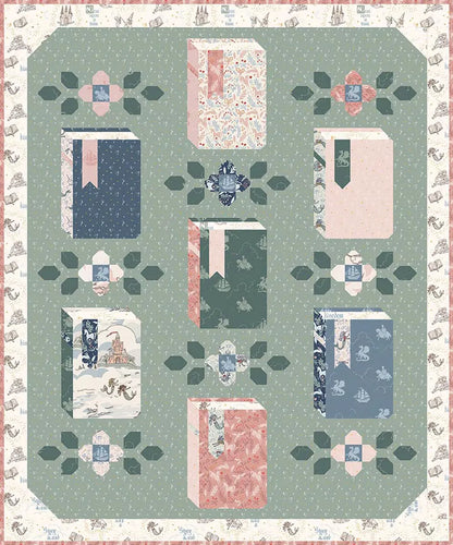 Novel Idea Quilt Pattern finished quilt detail