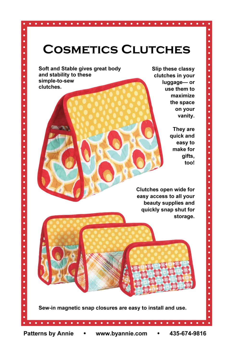 Cosmetic Clutches Pattern