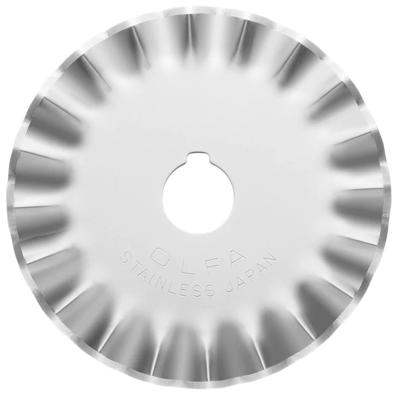 Olfa Pinking Rotary Blade 45mm 1 ct - quilting supply from Quilted Joy