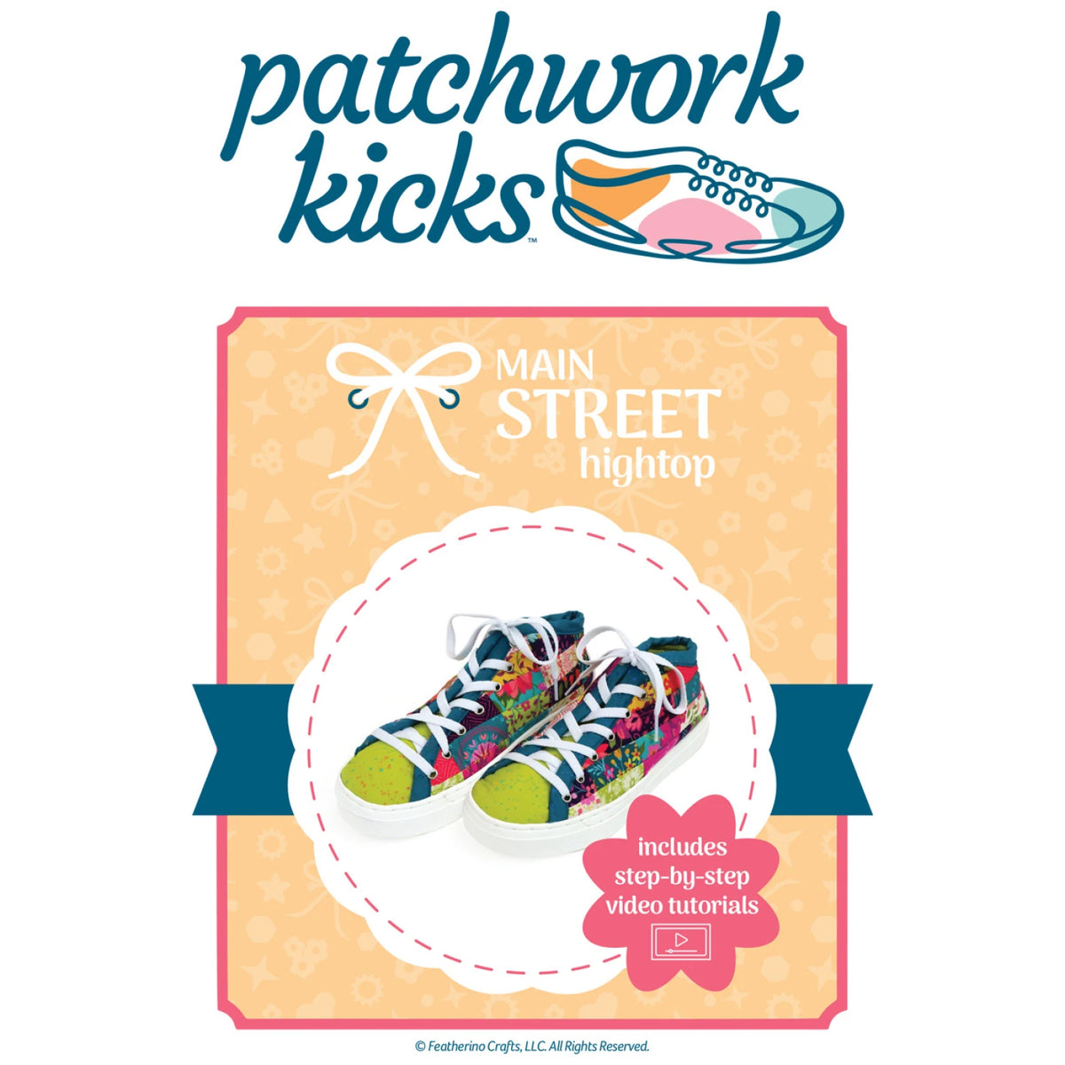 Patchwork Kicks Main Street Hightop shoe pattern