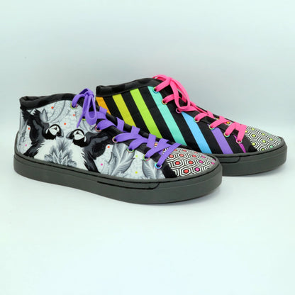 Patchwork Kicks Size 9 Dark Gray Shoe Kit