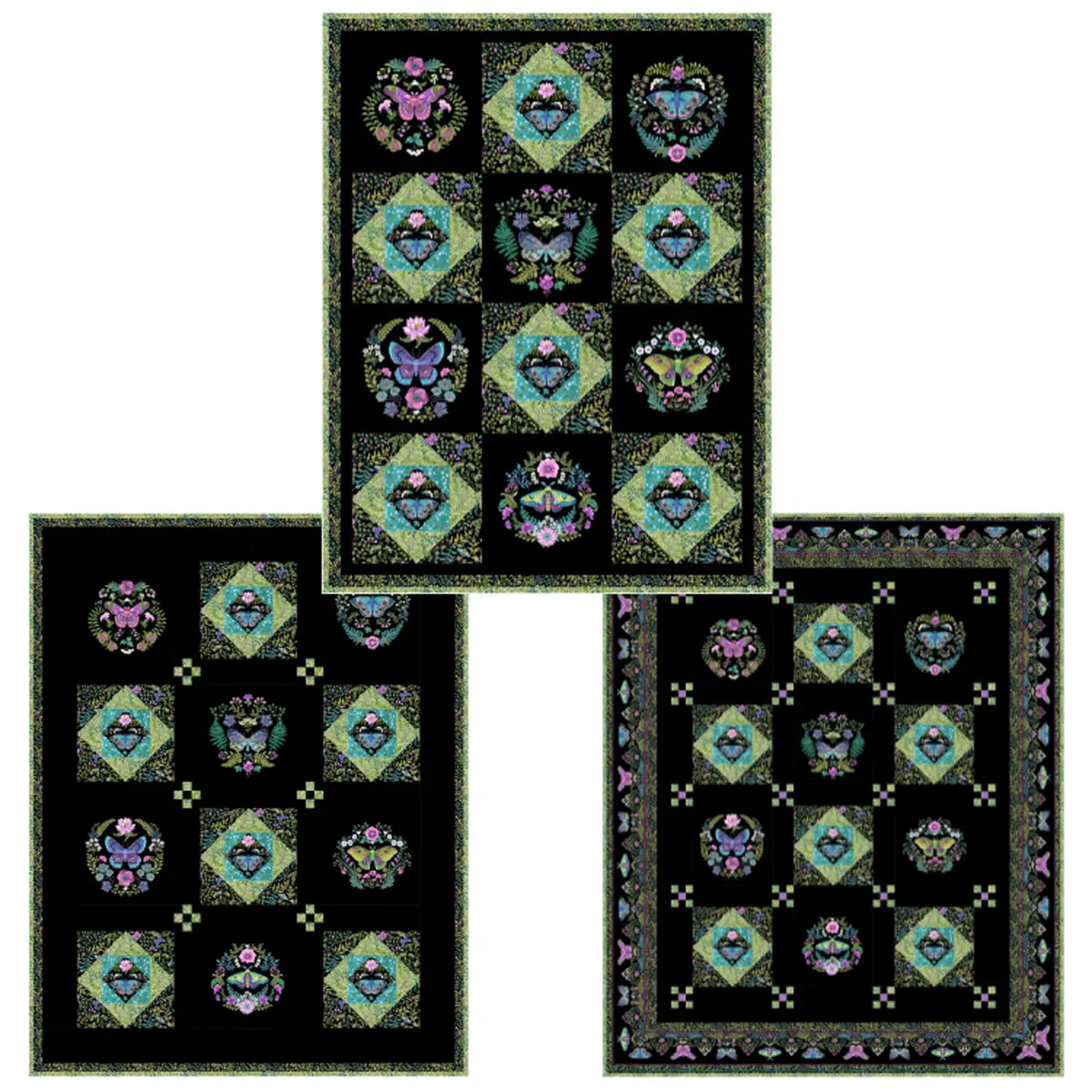 Solanum Quilt Pattern - image 1 - quilting pattern with step-by-step instructions