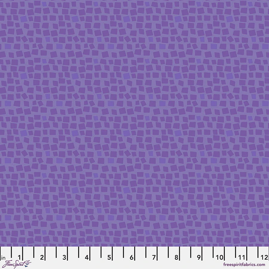 Chromatics Violet Stepping Stones Fabric Yardage - quilt fabric for sewing and quilting projects