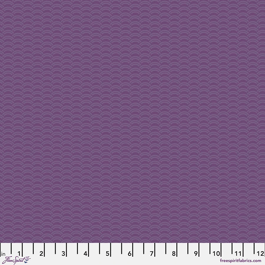 Chromatics Plum Crescent Fabric Yardage - quilt fabric for sewing and quilting projects