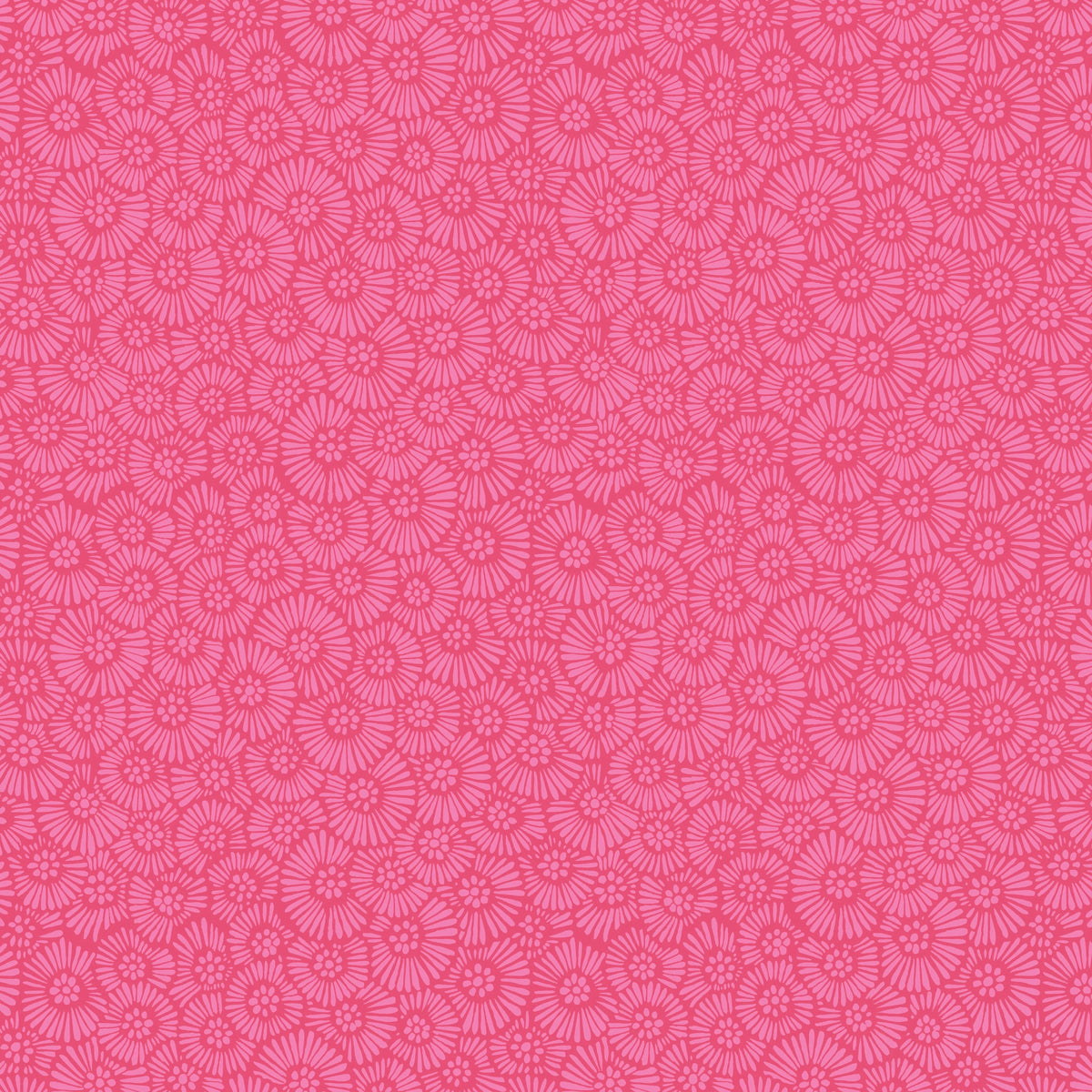 Utopia Daisies Pink Fabric Yardage - quilt fabric for sewing and quilting projects