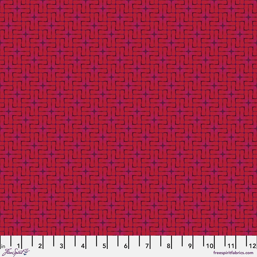 Mosaic Brick Plus One Fabric Yardage - quilt fabric for sewing and quilting projects