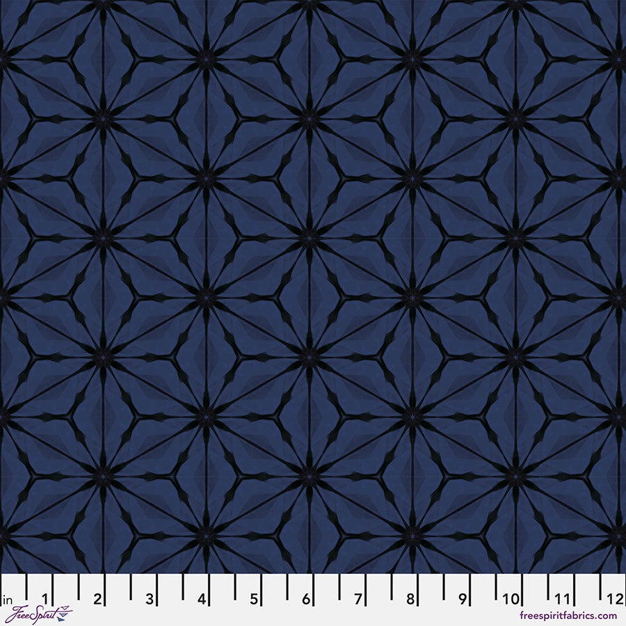 Cameo Appearance Backing Kit Kaleidoscope Nocturnal Bloom - wide quilt backing fabric for longarm quilting