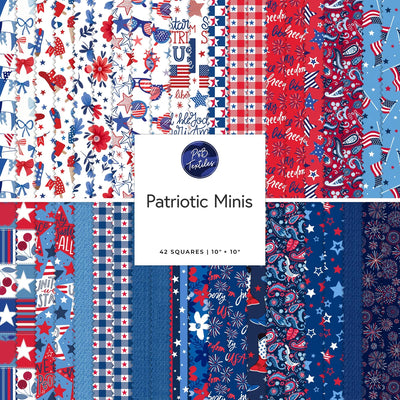 Patriotic Minis 10" Squares