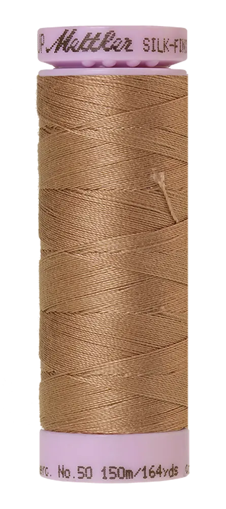 Mettler Cotton Silk Finish 50wt 150m Praline