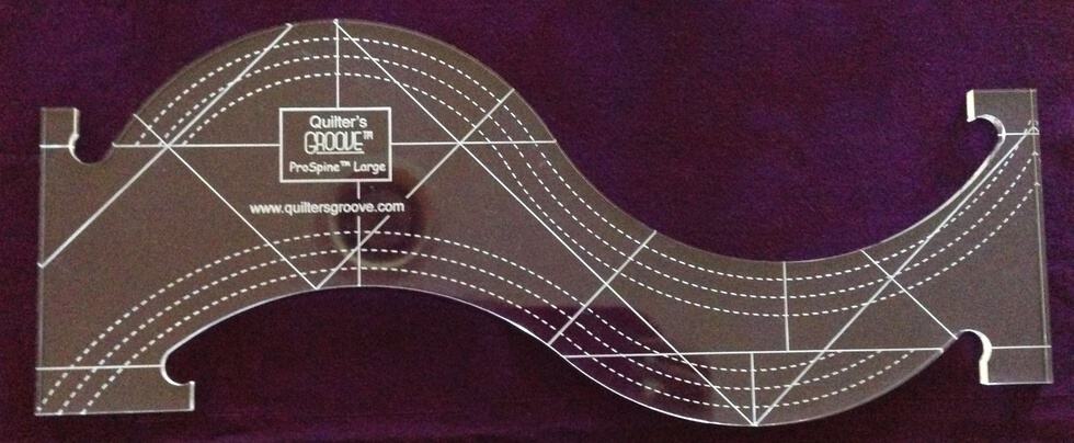 ProSpine Ruler - image 3 - quilting ruler for precision cutting