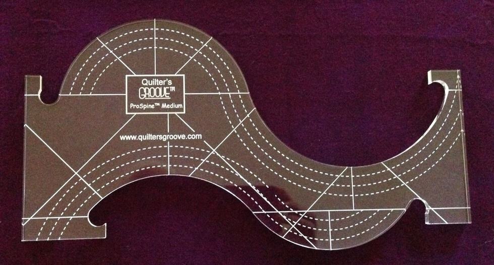 ProSpine Ruler - image 2 - quilting ruler for precision cutting