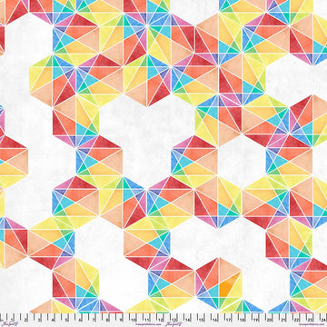 Hue Polychrome Prismatic 108" Wide Quilt Backing Fabric - quilt fabric for sewing and quilting projects