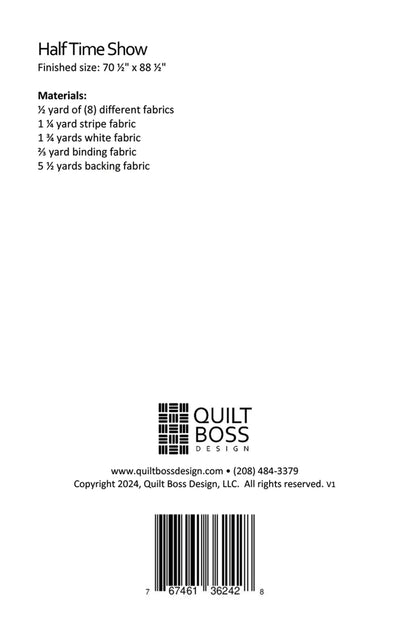 Half Time Show Quilt Pattern - image 2 - quilting pattern with step-by-step instructions