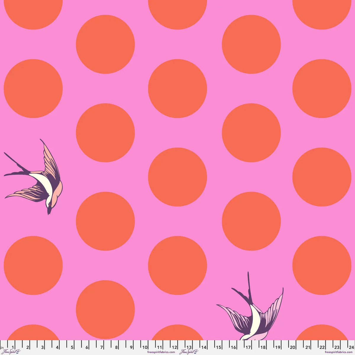 Tula Pink Honey Free Fall 108" Wide Quilt Backing Fabric