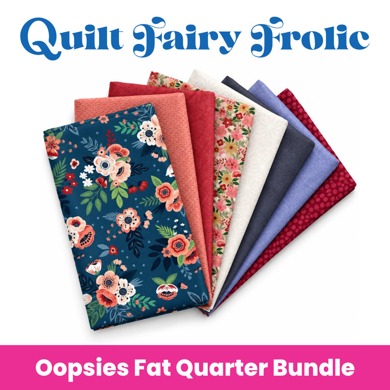 Quilt Fairy Frolic Dusk & Roses Oopsie! Fat Quarter Bundle