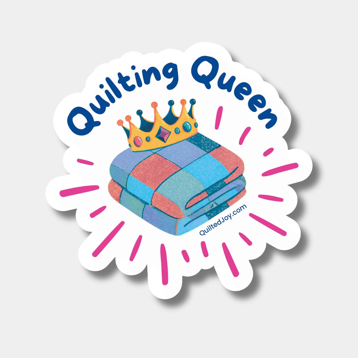 Quilting Queen Sticker by Checker Distributor