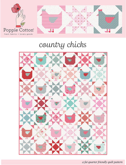 Country Chicks quilt pattern cover