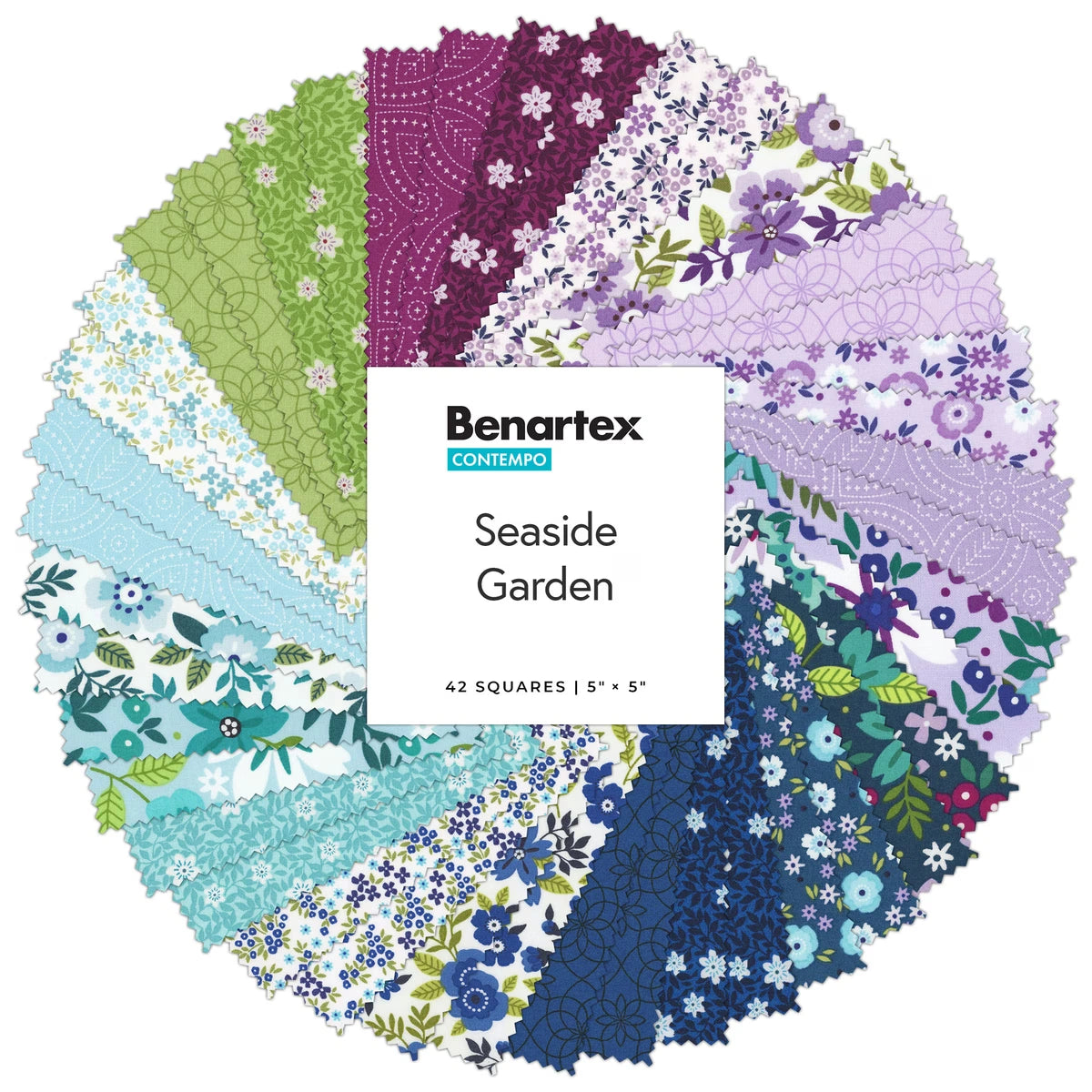 Seaside Garden 5" Squares
