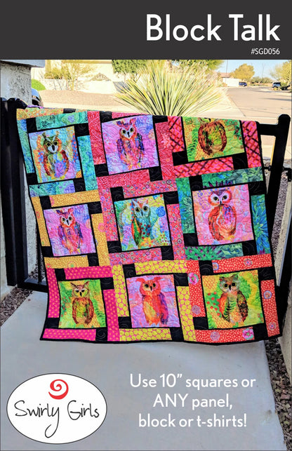 Block Talk Quilt Pattern - image 1 - quilting pattern with step-by-step instructions