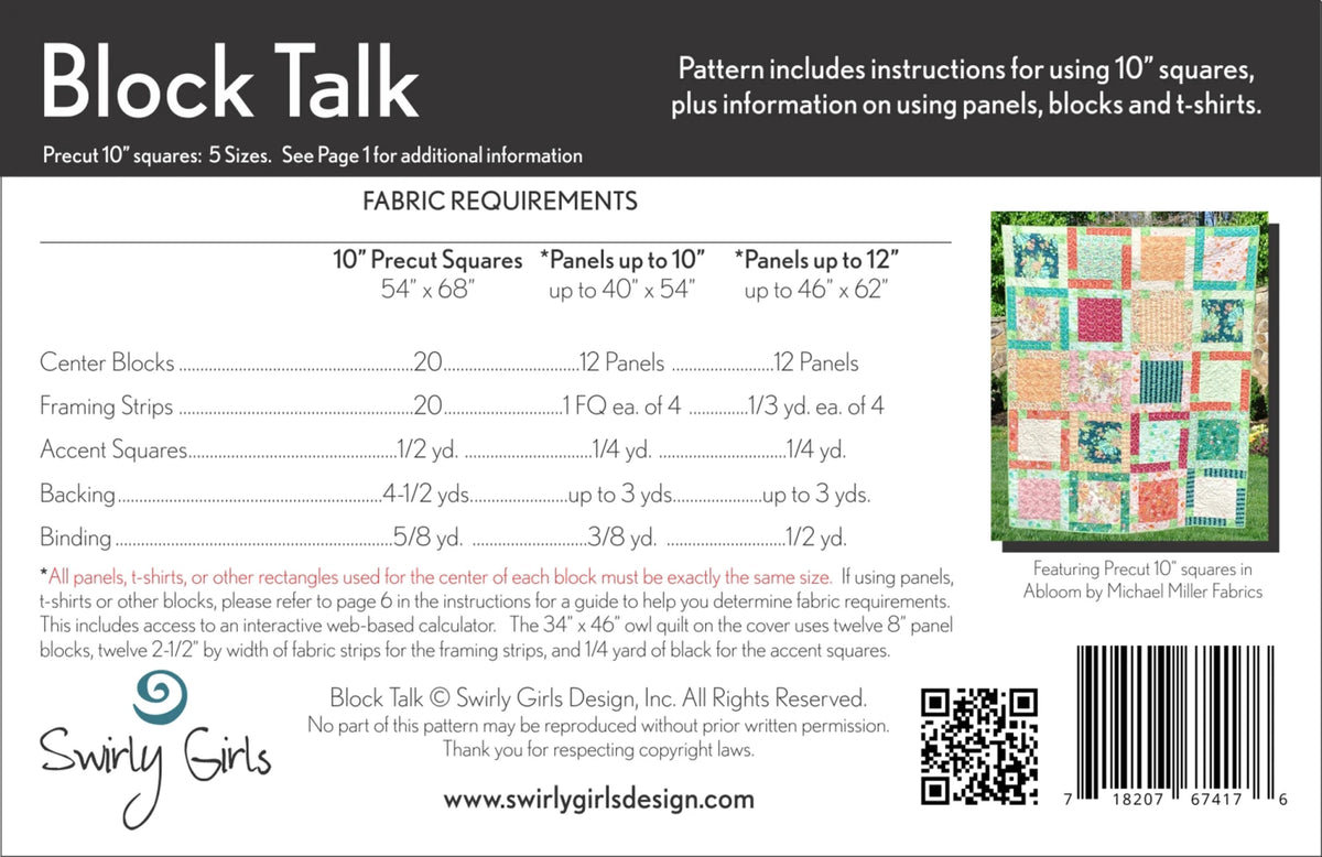 Block Talk Quilt Pattern - image 2 - quilting pattern with step-by-step instructions
