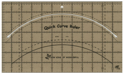 Quick Curve Ruler - image 2 - quilting ruler for precision cutting