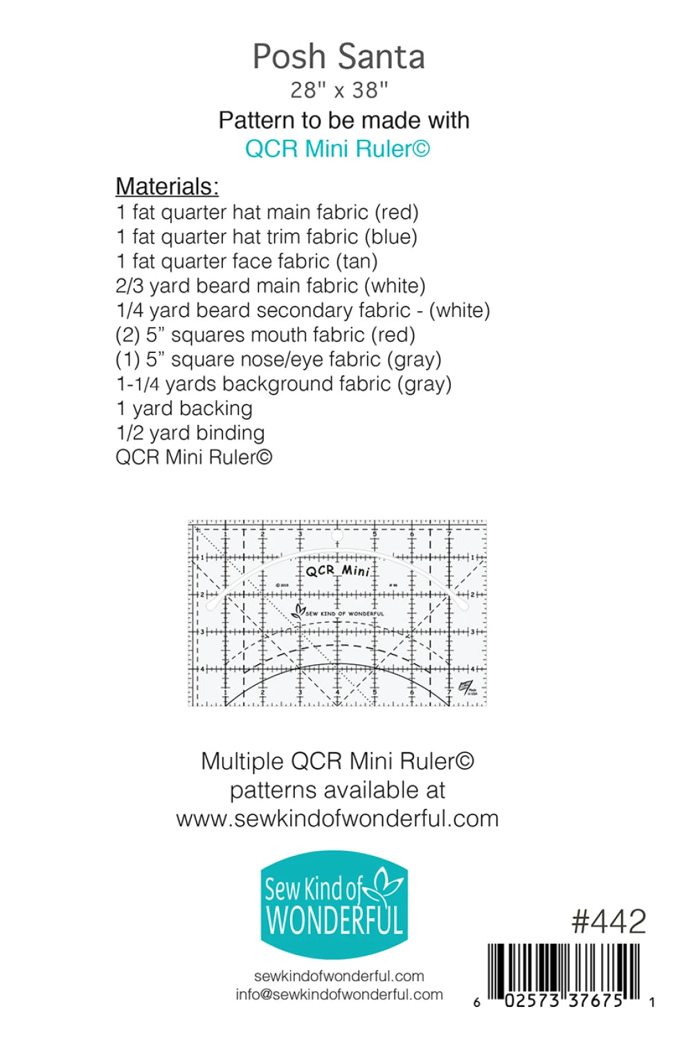 Posh Santa Quilt Pattern - image 2 - quilting pattern with step-by-step instructions