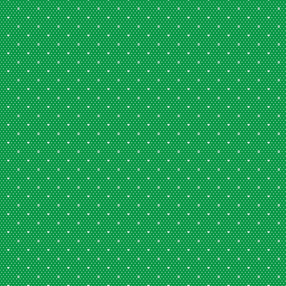 Squishmallows Dot Green Fabric Yardage