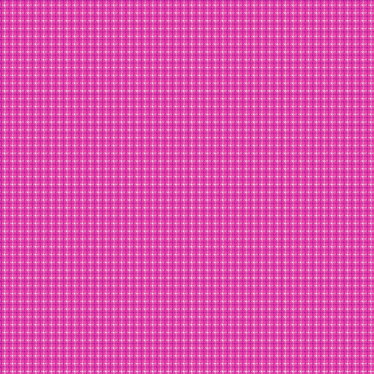 Squishmallows Plaid Pink Fabric Yardage