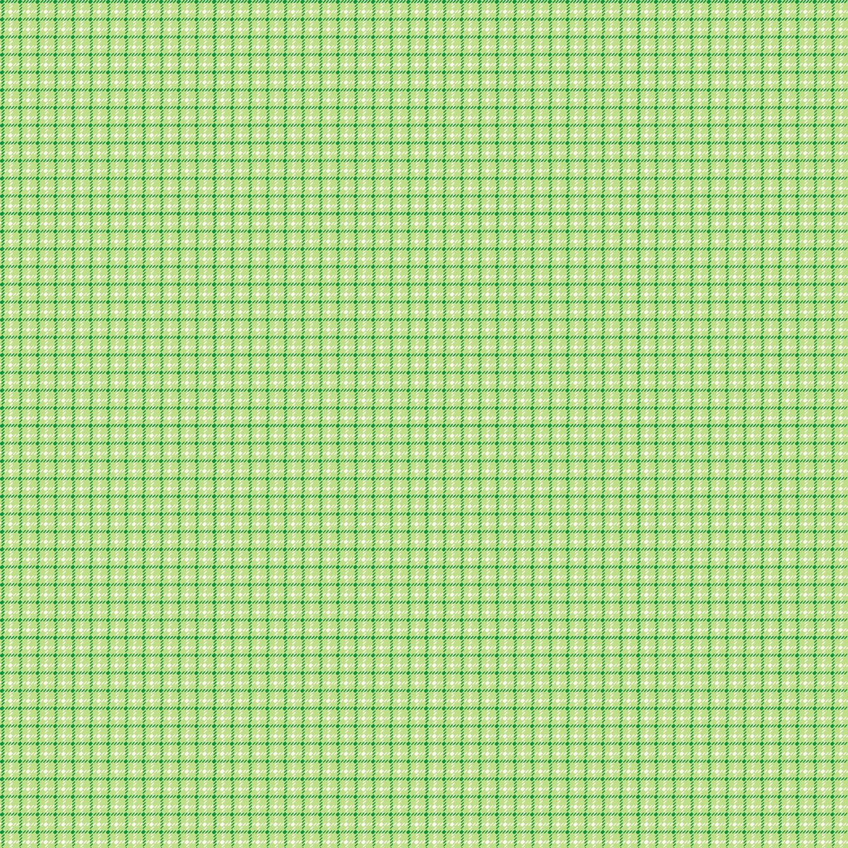 Squishmallows Plaid Green Fabric Yardage