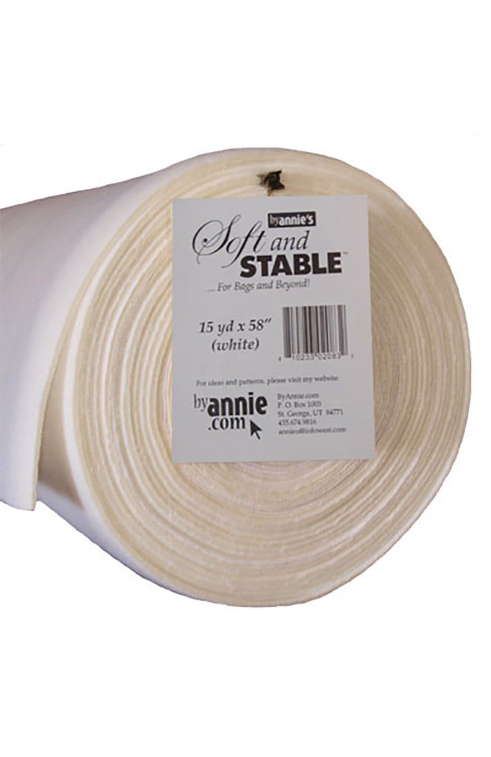 Soft and Stable White 100% Polyester Foam Stabilizer 58in Wide - foam stabilizer for bags and quilting projects