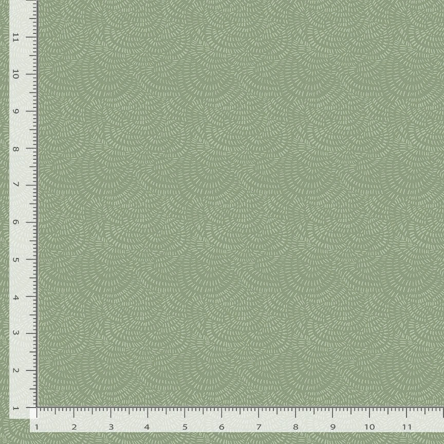 Crimp Sage Fabric Yardage