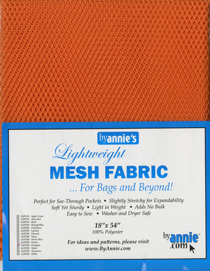 Mesh Lite Weight Pumpkin 18in x 54in - image 1 - quilting supply from Quilted Joy