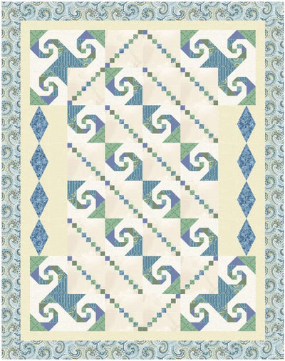 Mystery Five-0 Mega Mystery Surfs Up Seaside Sanctuary Quilt Kit