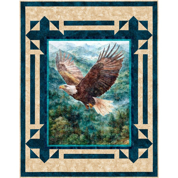 Skyward Eagle Quilt Kit patriotic eagle quilt design