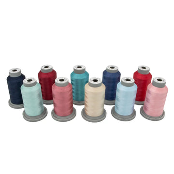 Kimberbell Star Spangled Beauty Glide Thread Bundle - quilting thread for machine and hand quilting