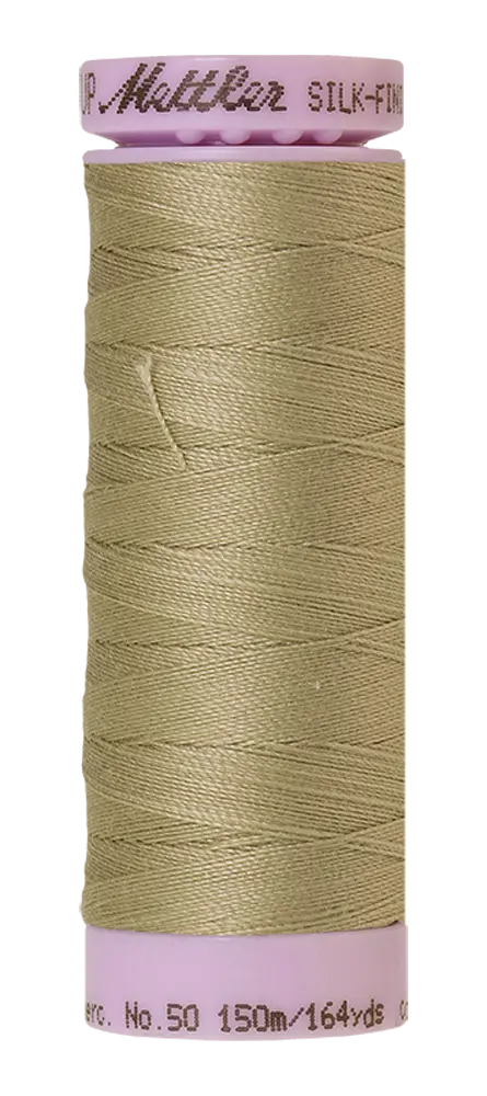Mettler Cotton Silk Finish 50wt 150m Stone