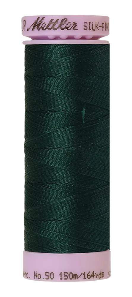 Mettler Cotton Silk Finish 50wt Swamp large spool quilting thread