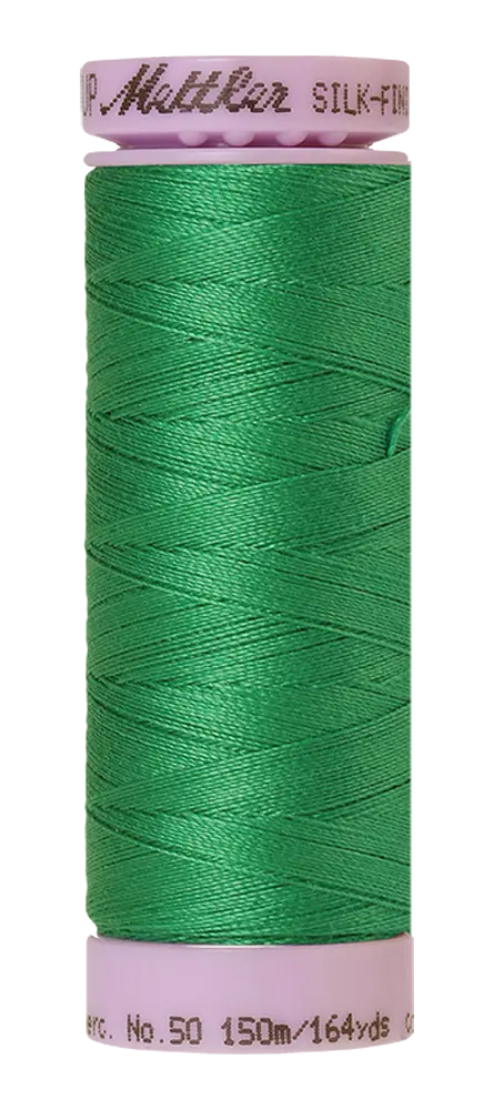 Mettler Cotton Silk Finish 50wt 150m Swiss Ivy - quilting supply from Quilted Joy