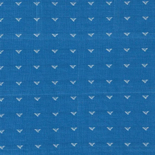 Premium Yarn Dyes Dobby/Arrow Blue/Light Blue Fabric Yardage