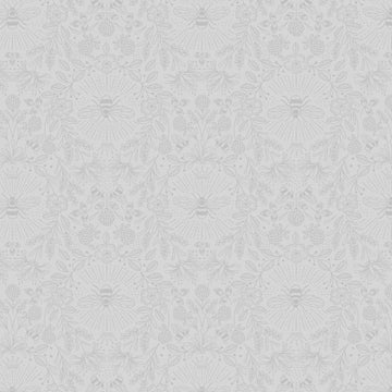 Tiny Tonals grey on grey Queen Bee tonal fabric yardage