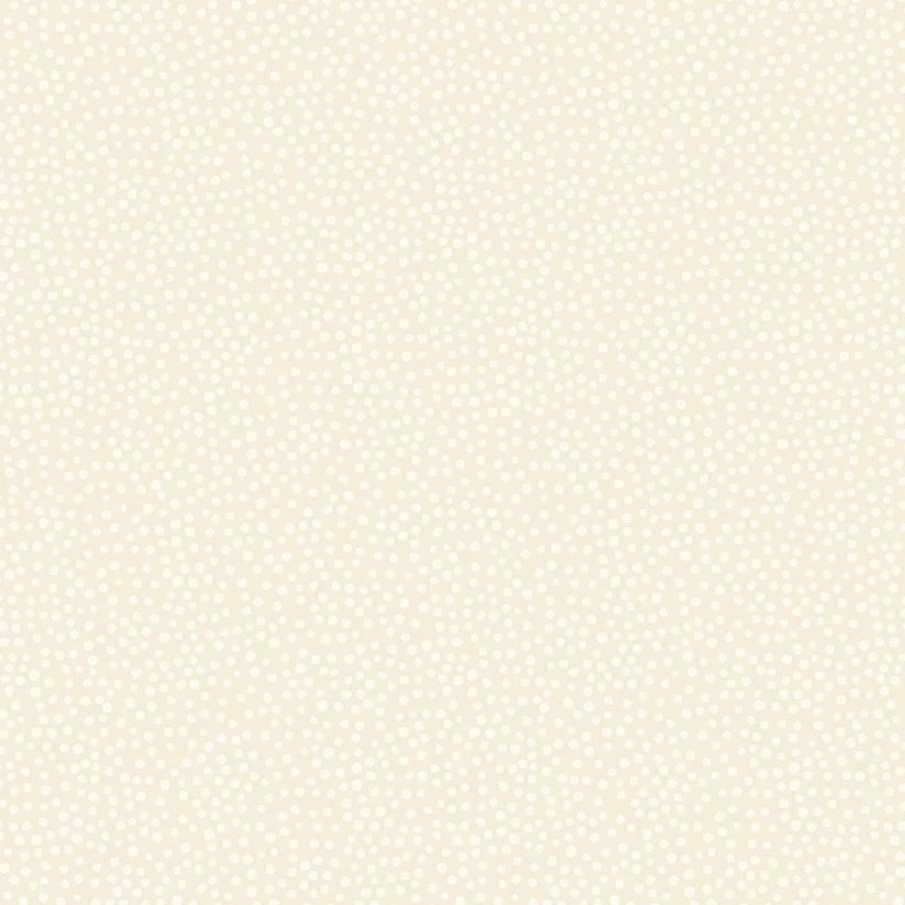 Tiny Tonals cream on cream Spots tonal fabric yardage