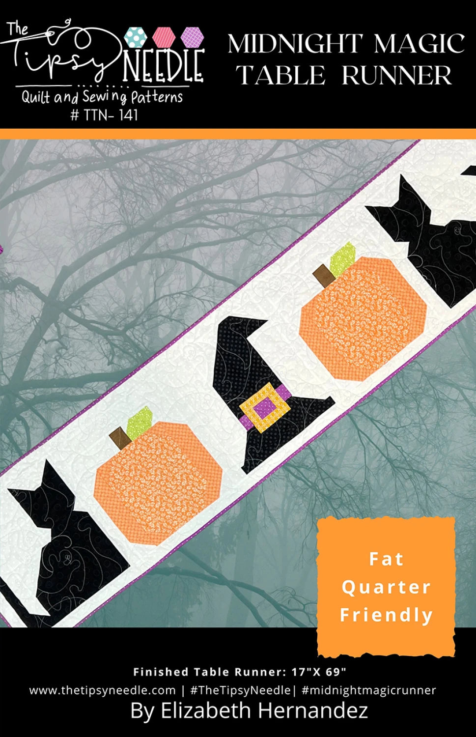 Midnight Magic Table Runner Quilt Pattern