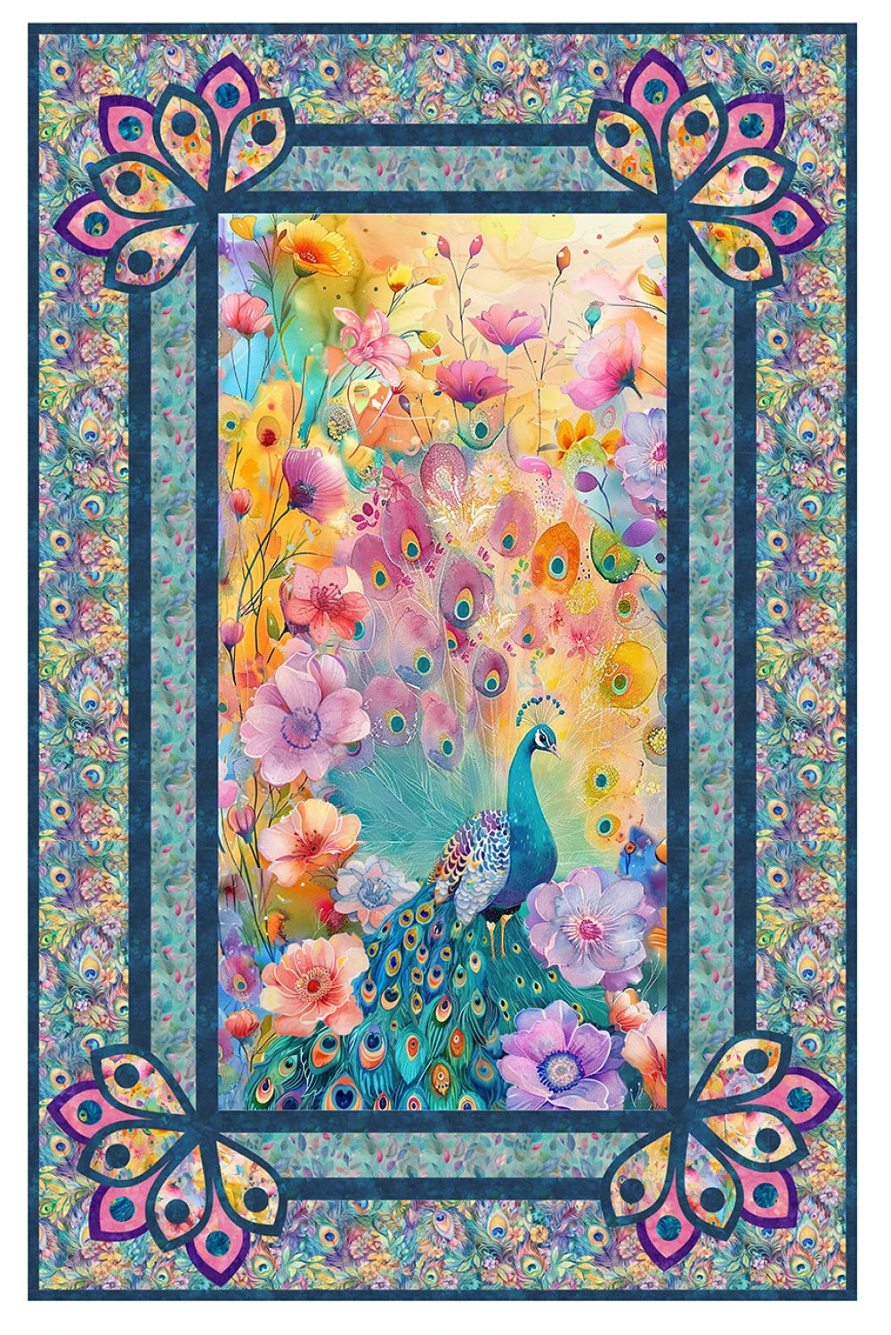 Fanciful Feathers Quilt Pattern - image 3 - quilting pattern with step-by-step instructions