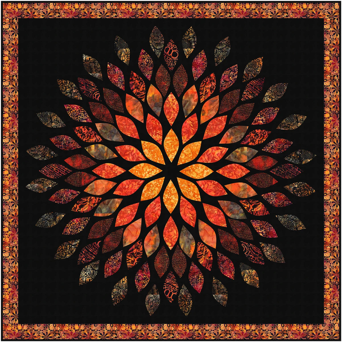 Mums the Word Quilt Pattern - image 3 - quilting pattern with step-by-step instructions