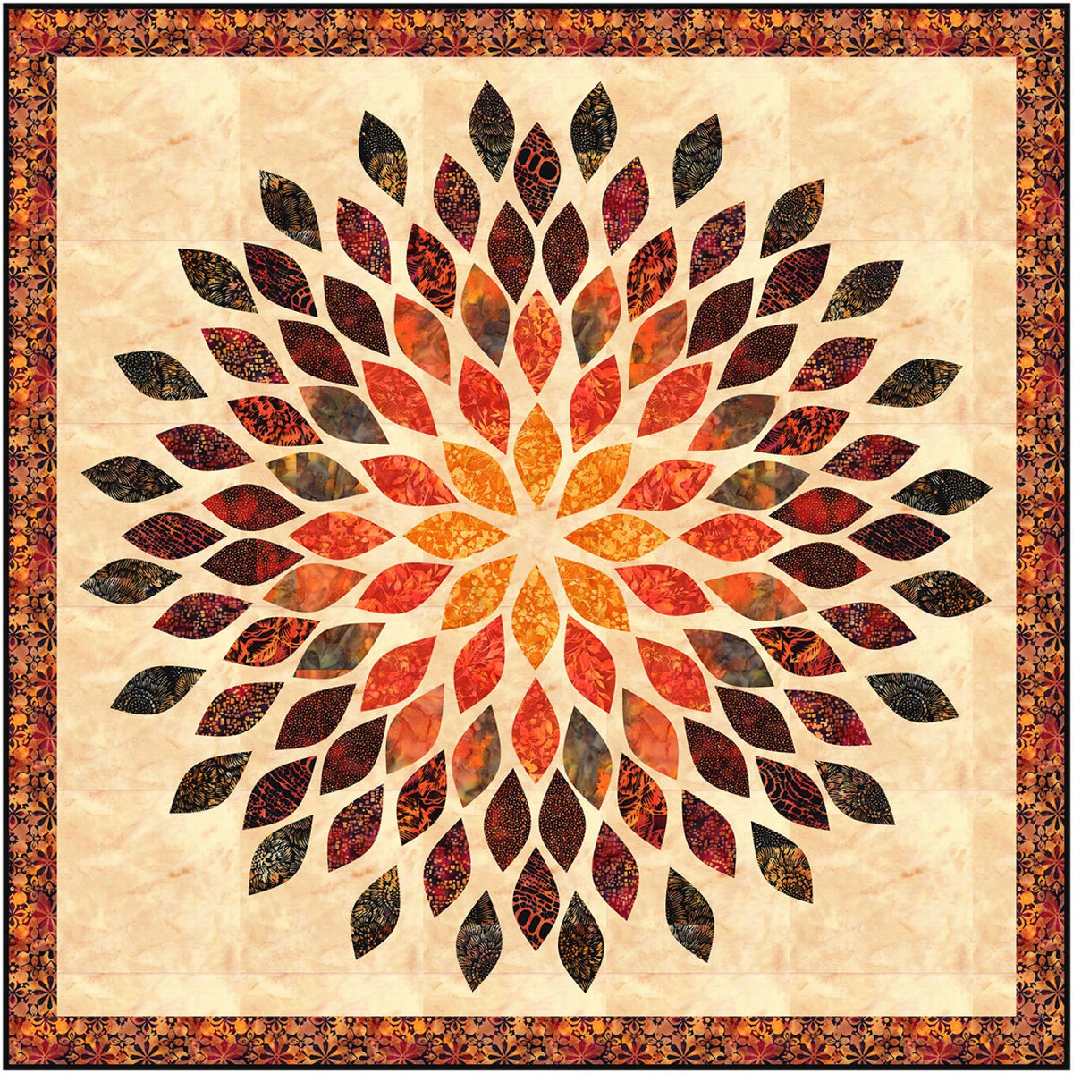 Mums the Word Quilt Pattern - image 4 - quilting pattern with step-by-step instructions