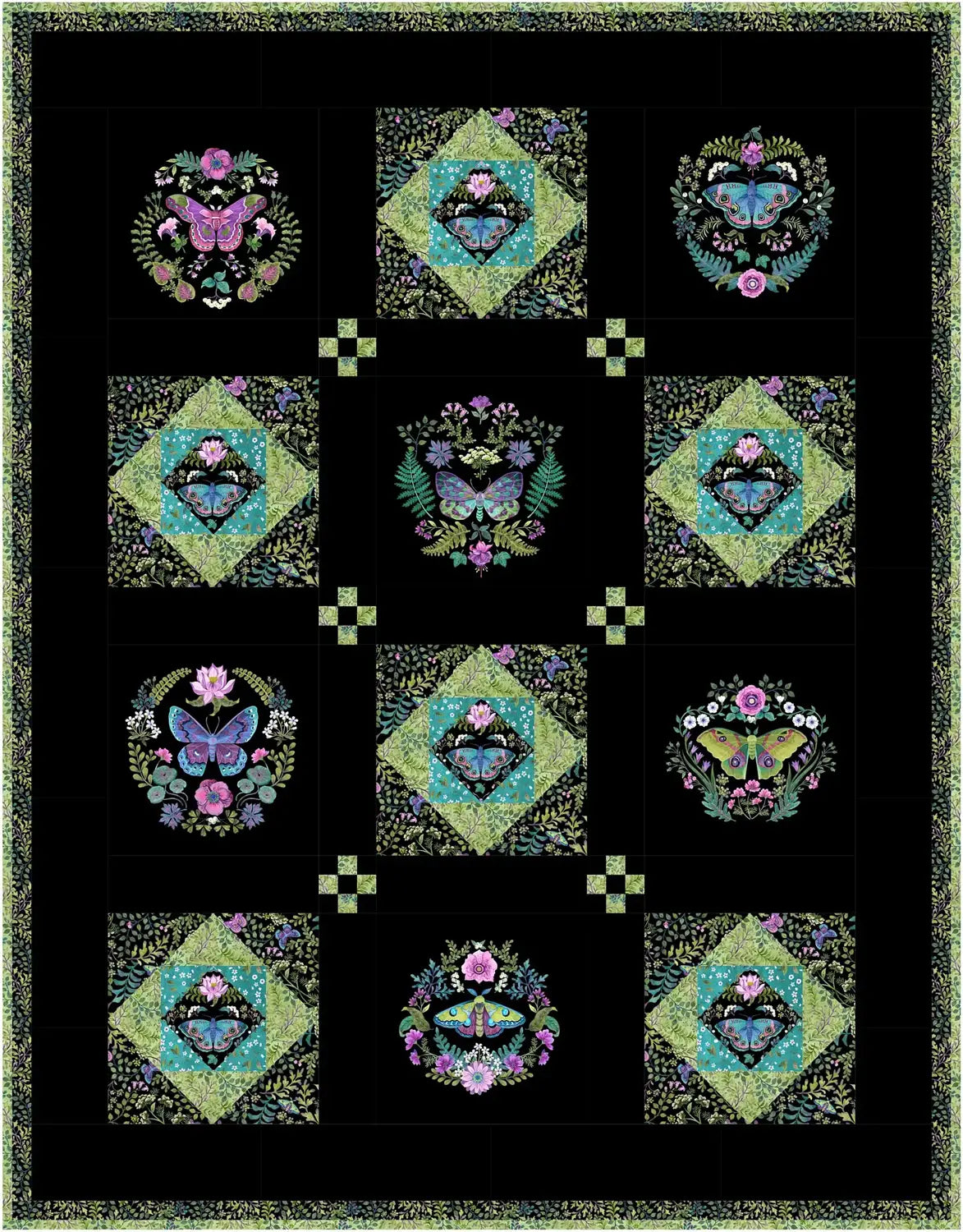 Solanum Quilt Pattern - image 3 - quilting pattern with step-by-step instructions